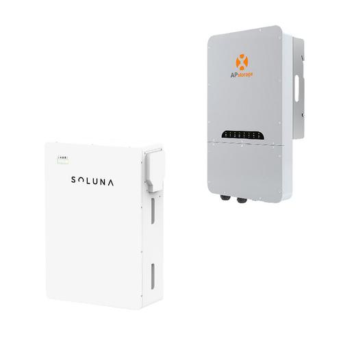 APsystems 5 kW omvormer + Soluna 9,6 kWh thuisbatterij, Doe-het-zelf en Verbouw, Zonnepanelen en Toebehoren, Ophalen of Verzenden