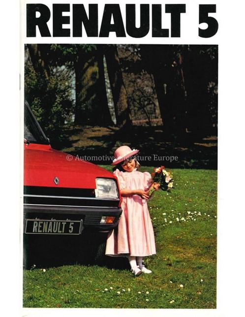 1981 RENAULT 5 BROCHURE NEDERLANDS, Boeken, Auto's | Folders en Tijdschriften, Renault
