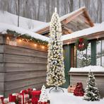 vidaXL Slanke Kerstboom Groen 61 x 61 x 240 cm Kunststof en, Verzenden, Nieuw