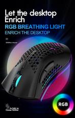 2dekans | ZIYOU LANG X3 Draadloze Gaming Muis - RGB, Ophalen of Verzenden, Zo goed als nieuw, ZiYOULANG