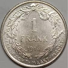 zilveren 1 Belgische Franc (1866-1914) (prijs per stuk), Postzegels en Munten, Munten en Bankbiljetten | Verzamelingen, Munten