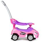 Loopauto met duwstang - meegroei - 60x43x85 cm - roze, Ophalen of Verzenden, Nieuw