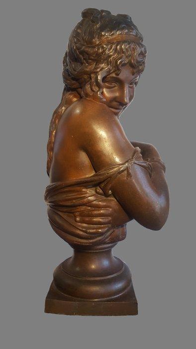 Daprès Jean-Antoine Houdon - sculptuur, Modesty - 58 cm -, Antiek en Kunst, Antiek | Keramiek en Aardewerk