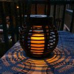 Solar lantaarn Basket - Voordeelset Small 3 stuks, Kunststof, Verzenden, Minder dan 50 watt, Staande lamp