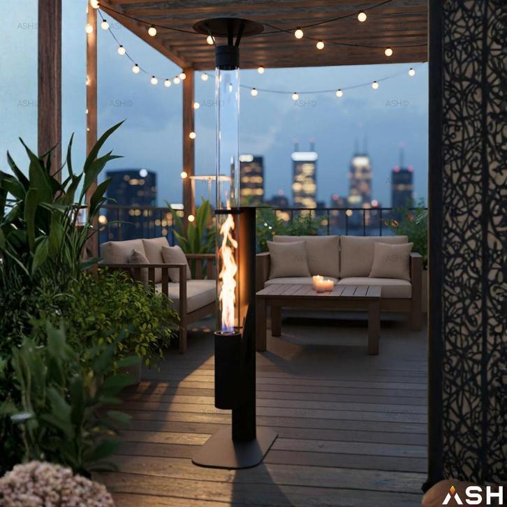 Pellet Kachel Flores - XXL Terras Heater, Tuin en Terras, Terrasverwarmers, Nieuw, Ophalen of Verzenden