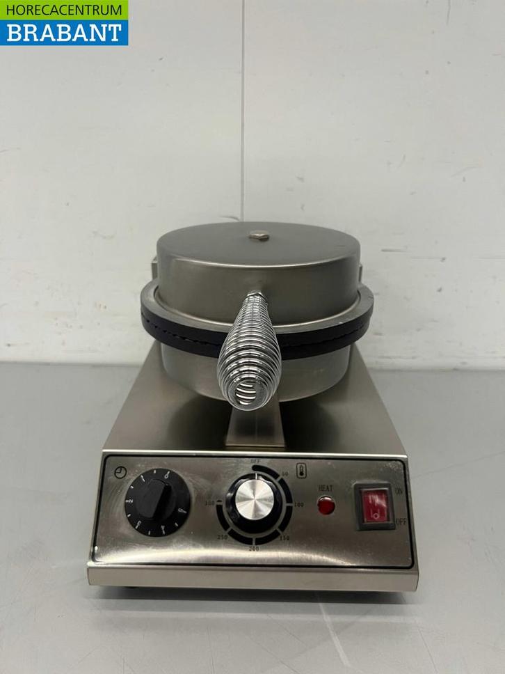 RVS Wafelijzer met timer stroopwafel ijshoorn 230V Horeca, Zakelijke goederen, Horeca | Keukenapparatuur, Nieuw in verpakking
