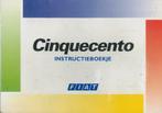 1995 Fiat Cinquecento Instructieboekje Handleiding Nederland, Auto diversen, Handleidingen en Instructieboekjes, Verzenden