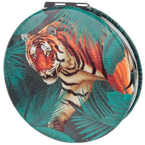 Make-up spiegeltje Jungle Tijger - 6cm NIEUW, Huis en Inrichting, Woonaccessoires | Spiegels, Nieuw, Ophalen of Verzenden