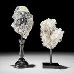 Geen minimumprijs - Prachtige paar pyriet en kwarts