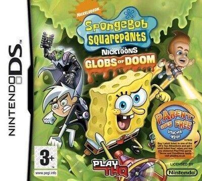 DS SpongeBob SquarePants Featuring Nicktoons: Globs of Doom, Spelcomputers en Games, Games | Nintendo DS, Zo goed als nieuw, Verzenden