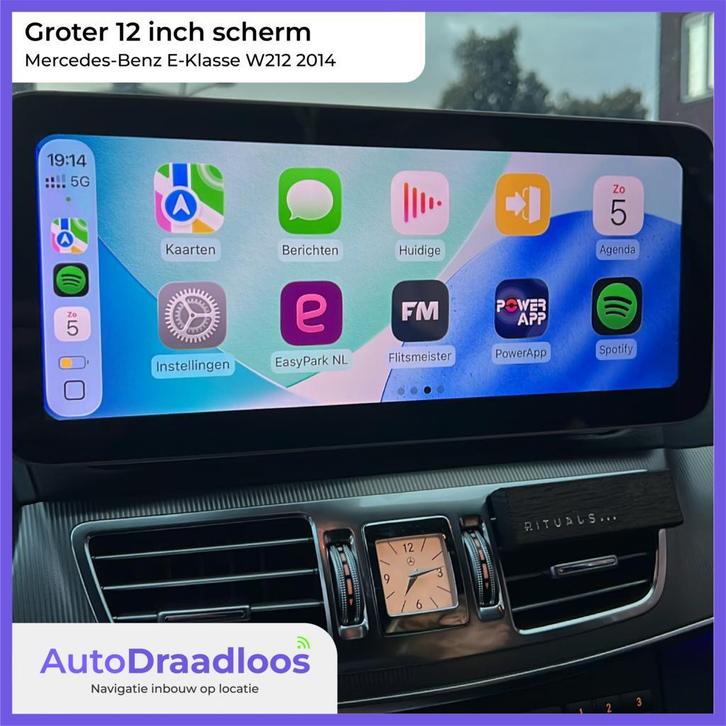 Mercedes Groter CarPlay Scherm | A B C E Klasse CLA GLA GLC, Auto diversen, Autonavigatie, Nieuw, Ophalen of Verzenden