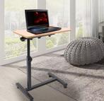 Laptopbureau met wielen – verstelbaar en kantelbaar blad, Computers en Software, Laptoptafels, Verzenden, Nieuw