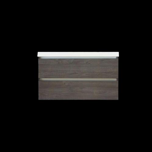 Onderkast Trendline Met Greeplijst Aluminium 100x47x52 Cm, Doe-het-zelf en Verbouw, Sanitair, Bad, Nieuw, Ophalen of Verzenden