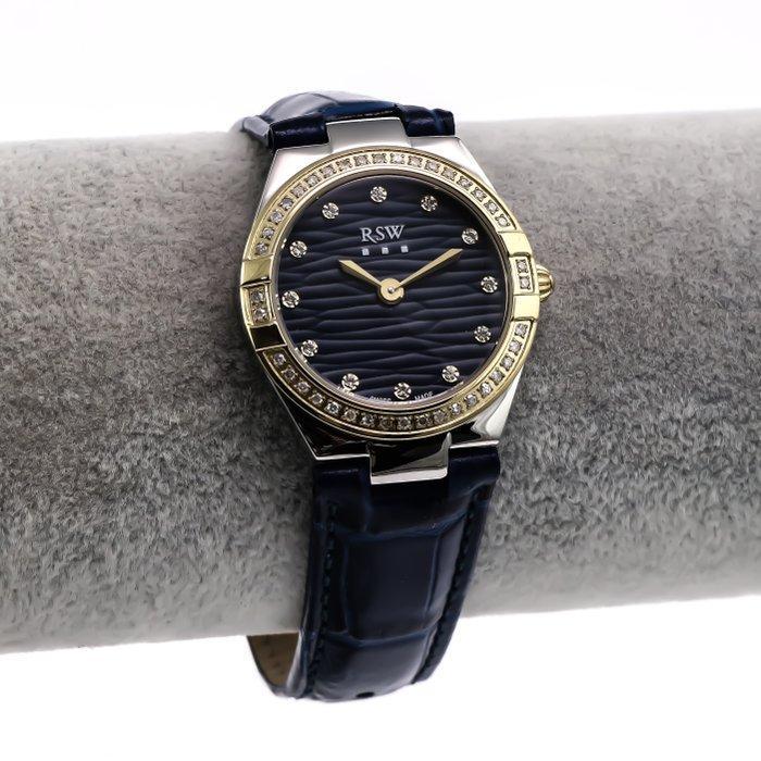 RSW - Swiss Diamond Watch - RSWL156-SGL-D-9 - Zonder, Sieraden, Tassen en Uiterlijk, Horloges | Heren