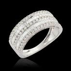 Zonder Minimumprijs - Ring - 18 karaat Witgoud - 0.80ct. tw., Nieuw