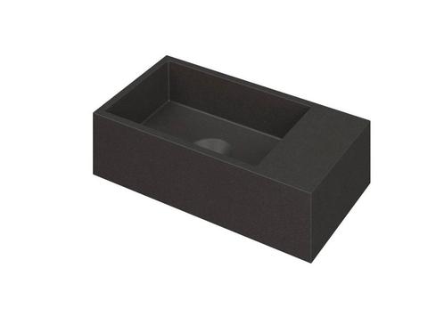 INK Versus Fontein Quartz Zonder Kraangat Rechts Zwart, Doe-het-zelf en Verbouw, Sanitair, Overige typen, Nieuw, Ophalen of Verzenden