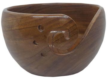 Scheepjes Yarn Bowl - Donkerbruin Massief Rozenhout - 13x9 beschikbaar voor biedingen