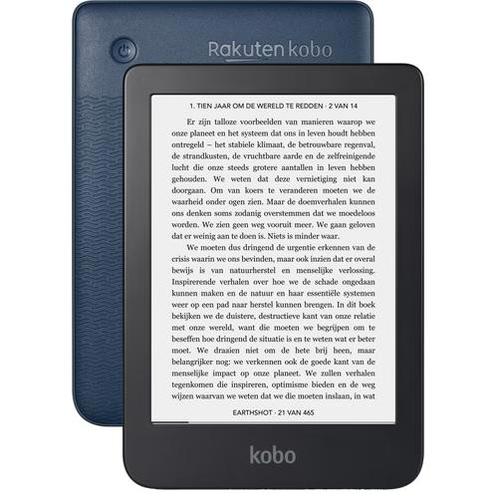 Kobo Clara 2E E-Reader Wi-Fi - 6 Inch - Blauw (In doos), Computers en Software, E-readers, Zo goed als nieuw, Verzenden