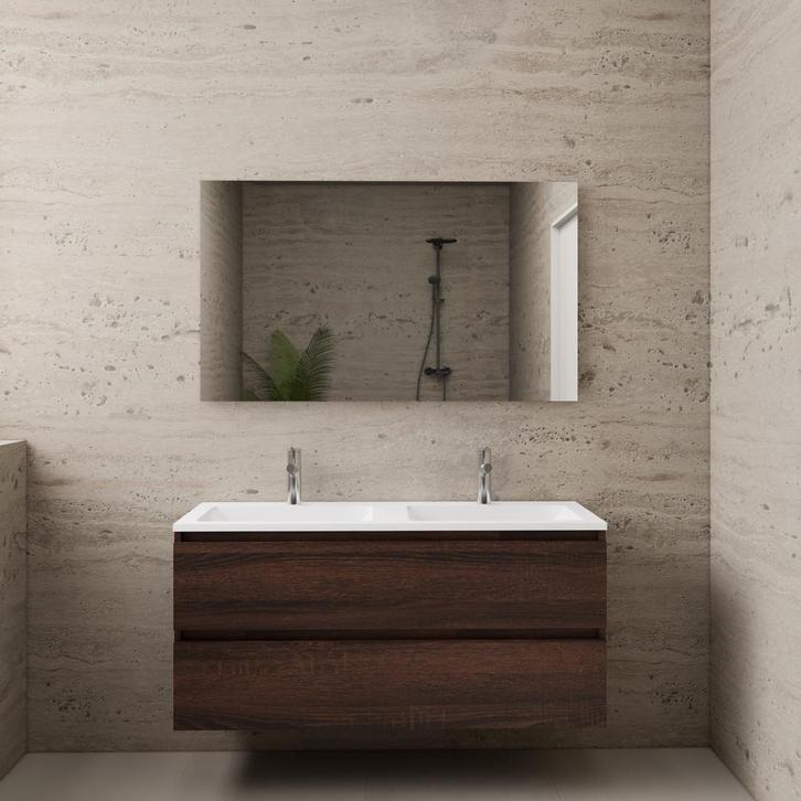 ACTIE BWS Badmeubel | Paris | Sonoma Choco 120 cm |, Doe-het-zelf en Verbouw, Sanitair, Bad, Nieuw, Ophalen of Verzenden