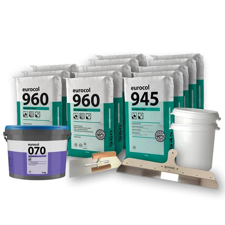 Eurocol pakket lijmresten | Egaline, mortel, primer en, Doe-het-zelf en Verbouw, Verwarming en Radiatoren, Nieuw, Verzenden