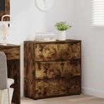 vidaXL Opbergkast Gerookt eiken 80 x 31 x 81 cm Bewerkt hout, Huis en Inrichting, Kasten | Overige, Verzenden, Nieuw