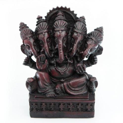 Betoverend Ganesha Beeld met Vijf Hoofden (13 cm), Verzamelen, Beelden en Beeldjes, Verzenden