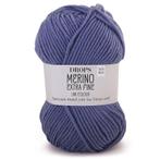 DROPS Merino Extra Fine Uni Colour - 13 stormblauw - Wol G, Hobby en Vrije tijd, Ophalen of Verzenden, Nieuw