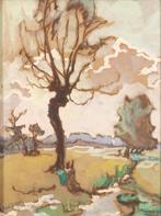 Adri Pieck (1894-1982) - Knotwilgen langs de vaart