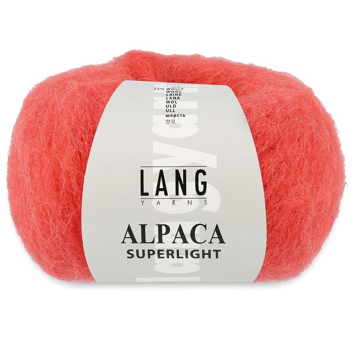 Lang Yarns Alpaca Superlight - 29 meloen - Wol Garen, Hobby en Vrije tijd, Breien en Haken, Ophalen of Verzenden