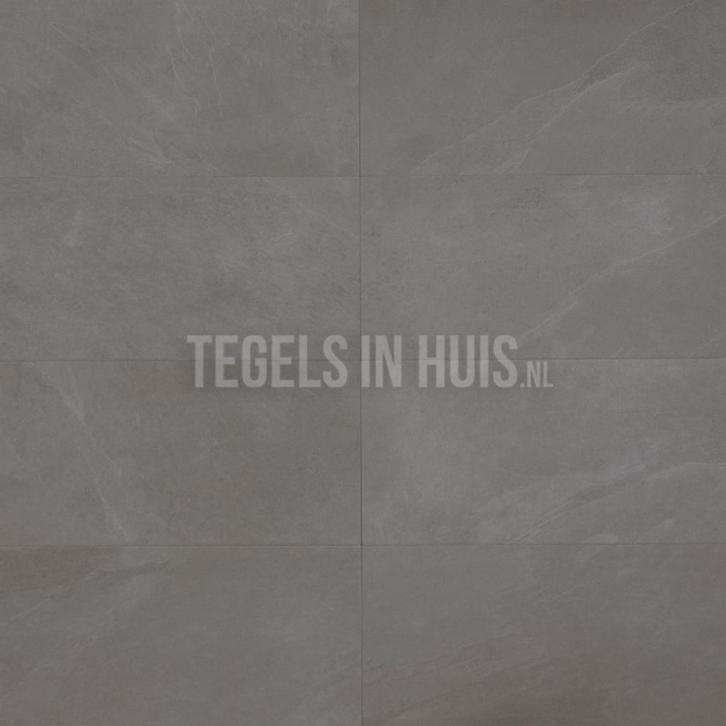 Vloertegel / wandtegel slate g mud grijs 60x120 59,6x119,5, Doe-het-zelf en Verbouw, Tegels, Vloertegels, Nieuw, 10 m² of meer