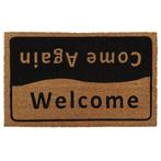 Kokosmat &#039;Welcome / Come again&#039; - 50x80 cm, Tuin en Terras, Deurmatten, Verzenden, Nieuw