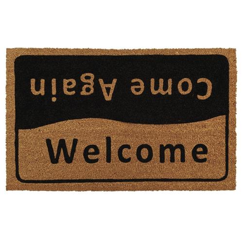 Kokosmat &#039;Welcome / Come again&#039; - 50x80 cm, Tuin en Terras, Deurmatten, Verzenden