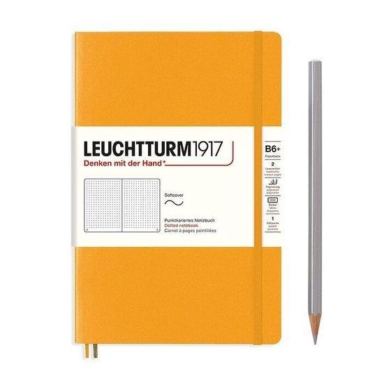 Leuchtturm softcover notitieboek19x12.5cmrising sun dots, Boeken, Overige Boeken, Verzenden