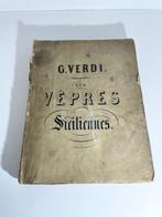 Eugène Scribe et G. Duveyrier. - G VERDI les Vêpres, Antiek en Kunst, Antiek | Boeken en Bijbels