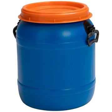 50 liter Voerton blauw beschikbaar voor biedingen