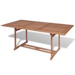 vidaXL Tuintafel 180x90x75 cm massief teakhout, Tuin en Terras, Tuintafels, Verzenden, Nieuw, Teakhout