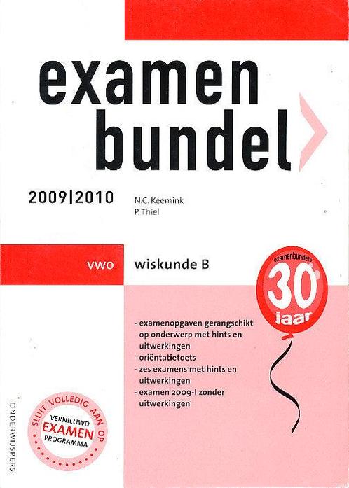 Examenbundel VWO Wiskunde B 2009/2010, Boeken, Schoolboeken, Nieuw, Verzenden