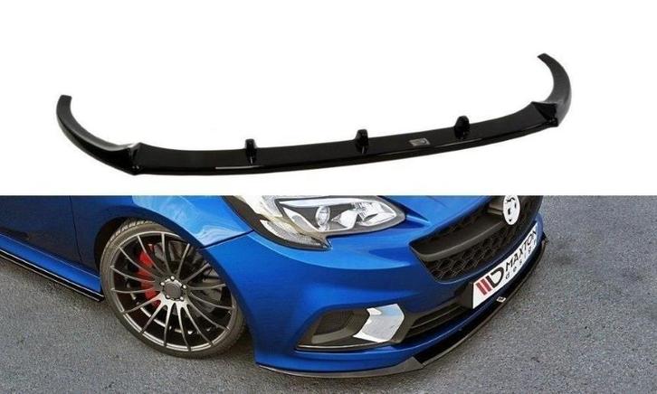 Voorspoiler Opel Corsa E OPC/VXR Maxton Design glans zwart, Auto-onderdelen, Carrosserie en Plaatwerk, Ophalen of Verzenden