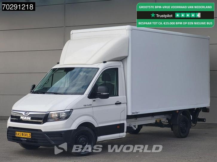 MAN TGE 3.140 Laadklep Automaat Bakwagen Airco Cruise Camera, Auto's, Bestelauto's, Lease, Automaat, Financial lease, Wit, MAN