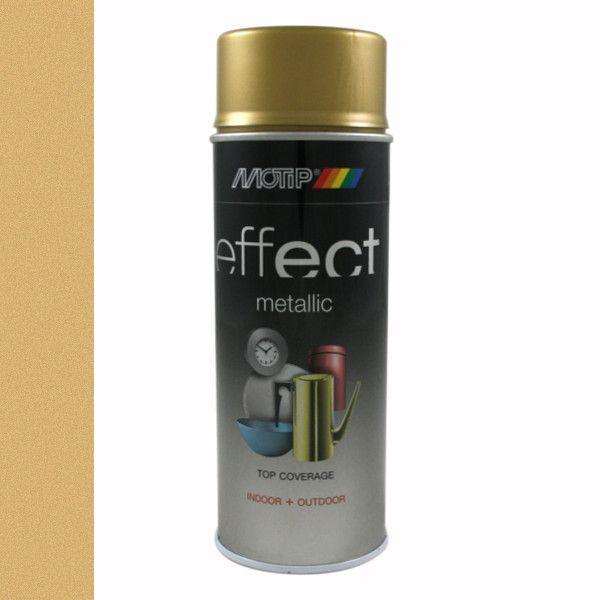 Motip Deco Effect Metallic Goud Briljant 400 ml, Doe-het-zelf en Verbouw, Verf, Beits en Lak, Nieuw, Ophalen of Verzenden