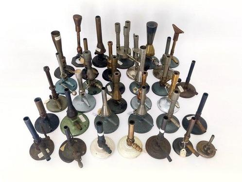 Industriële apparatuur - Europa - Collectie van 34 stuks -, Antiek en Kunst, Antiek | Wandborden en Tegels