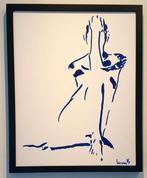 Liesens - Thinkers ( handpainted on canvas) Lot van 2, Antiek en Kunst