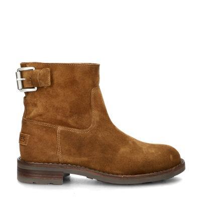 Shabbies Amsterdam Alyd Suede rits- & gesloten boots, Kleding | Dames, Schoenen, Lage of Enkellaarzen, Overige kleuren, Nieuw