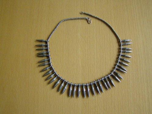 HALSKETTING HIMACHAL PRADESH - 52 cm - 66 gr - Zilver -, Antiek en Kunst, Kunst | Niet-Westerse kunst