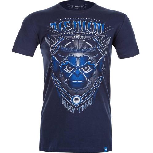 Venum Hanuman T-shirt Blue Kickboxing Venum Fightshop Europe, Kleding | Heren, Sportkleding, Blauw, Maat 56/58 (XL), Nieuw, Vechtsport
