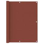vidaXL Balkonscherm 120x400 cm oxford stof terracotta, Verzenden, Nieuw