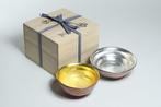 Shima-Dai Chawan  Tea Bowls Pair by Sasaki Shoraku, Antiek en Kunst