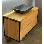 Badkamerkast Casajoy Metallic Serie 100x46x55cm Twee lades, Huis en Inrichting, Ophalen of Verzenden, Nieuw