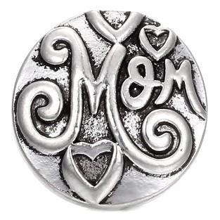 Fako Bijoux® - Click Button - Metaal - Mom, Sieraden, Tassen en Uiterlijk, Armbanden, Verzenden