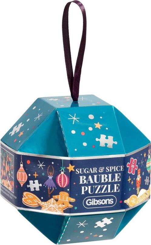 Gibsons Sugar and Spice Bauble Jigsaw Puzzle 200 stukjes, Hobby en Vrije tijd, Denksport en Puzzels, Ophalen of Verzenden